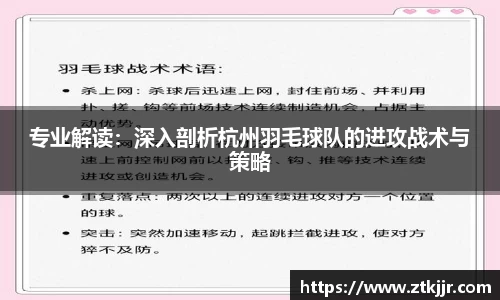 专业解读：深入剖析杭州羽毛球队的进攻战术与策略